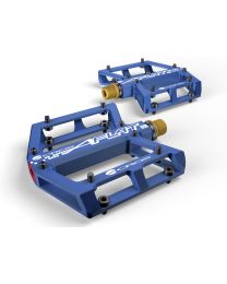 ACROS A-FLAT SL Pedal Titanium blau