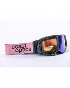 Coast Optics Alta MTB Goggle Dusty Rose mit Crystal Low Light & klarem Glas