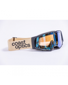Coast Optics Alta MTB Goggle Beige mit Crystal Low Light & klarem Glas