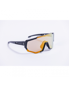 Coast Optics Nita Sportbrille Black mit Gold Sun und klarem Glas